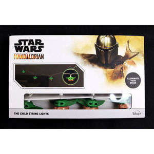 Star Wars ''The Mandalorian'' The Child LED String Lights‎ Set Disney Christmas